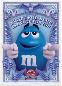 M&M blue